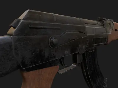 AK-47 Assault Rifle 3D model