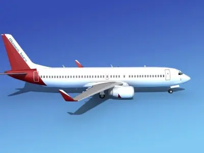 Boeing 737-800 Monaco Tours 3D model