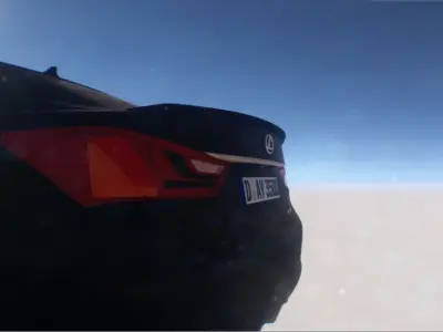 Lexus Gs Low-poly 3D model