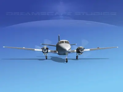 Beechcraft B99 AirPAC 3D model