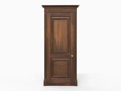 Classic Door 3D model 16