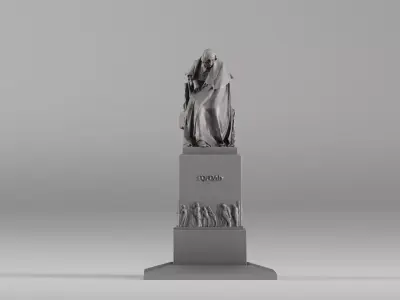 S00013 Nikolai Gogol Monument 3D Printable Model 3D print model