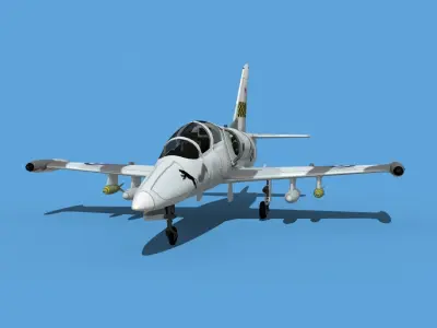 Aero Vodochody L-39C Albatross Costa Rica 3D model