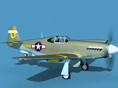North American A-36A Apache V06 USAAF 3D model