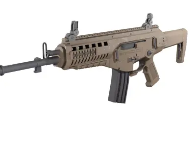 Beretta ARX-160 assault rifle Low-poly 3D model
