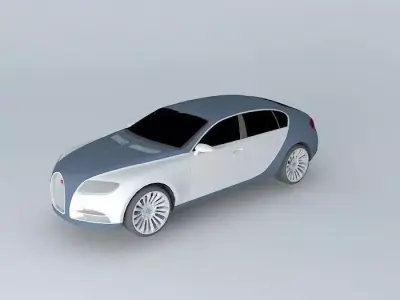 Bugatti 16 C Galibier Concept 2009 Free 3D model
