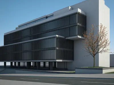 Office Building 01 3D model
