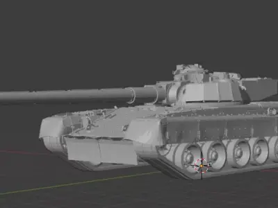 Object 292 T80 Soviet Union Free 3D print model