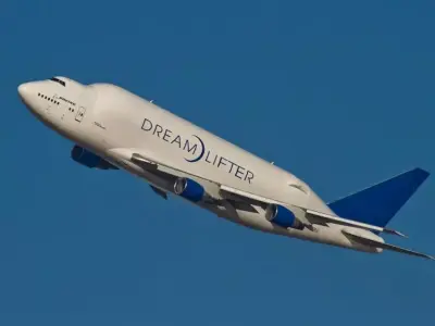 boeing 747 dreamlifter 3D model
