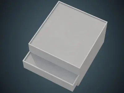 Building 7A Low-poly 3D model