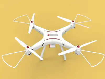 SYMA DRONE QUADCOPTER UAV UAS AIRCRAFT AERIAL REMOTE CONTROL FPV 3D model