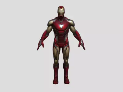 Ironman Mark 85 Avenger End Game Low-poly 3D model