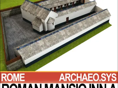 Roman Mansio Inn A 3D model