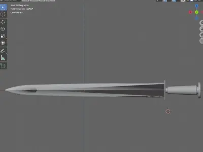 Chinese sword Qin dynasty Free 3D model