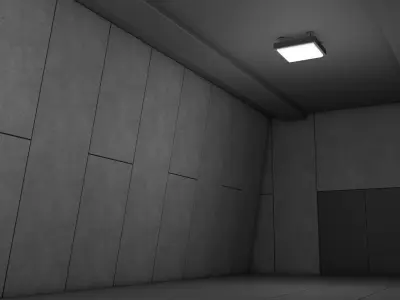 Sci Fi Interior 3D model 91