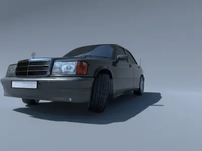 Mercedes Benz 190 Free 3D model
