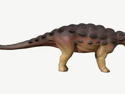 Ankylosaurus dinosaur Low-poly 3D model