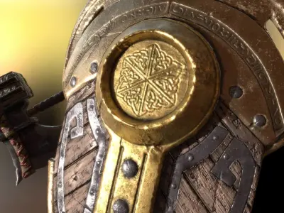 Celtic Weapons Low-poly 3D model