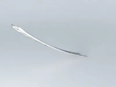 Aft wing emergency exit Free 3D model