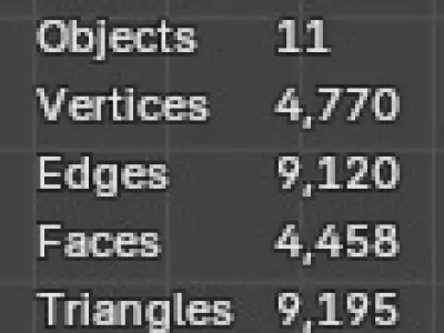 Darth Vader Low Poly Free 3D model