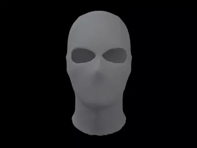 Balaclava v1 002 Low-poly 3D model