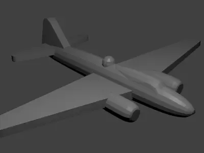 Japanese G4M Betty Bomber Free 3D print model