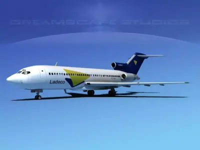 Boeing 727-100 Ladeco 2 3D model