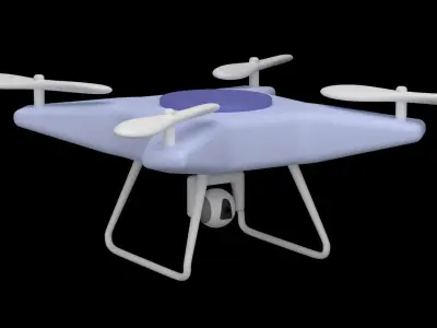 Cartoon Drone 3D model