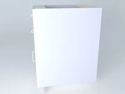 B1D2D cabinet with two drawers Free 3D model