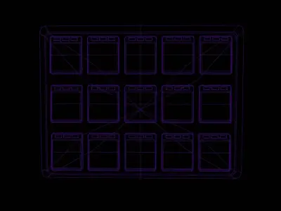 Haltech CAN 15 Button Keypad Free 3D model