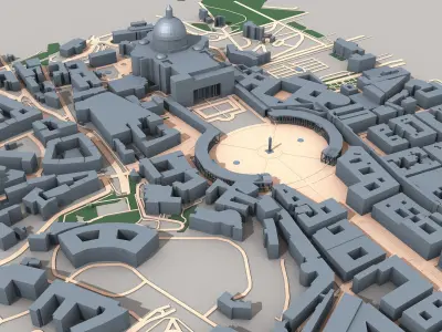 Vatican City 3D model