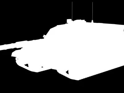FV 4034 Challenger 2 Low-poly 3D model