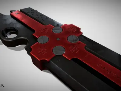 GunGrave Cerberus Low-poly 3D model