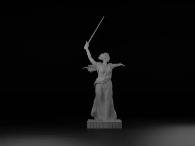 The Motherland Calls 3D model