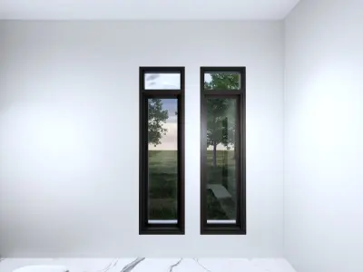 One floor Minimalist Modern House Design  3D model