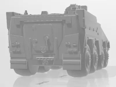 Military Vehicle GTK Boxer  3D print model