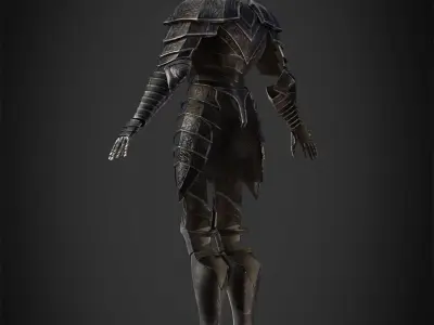 Dark Souls Black Knight Armor for Cosplay 3D print model