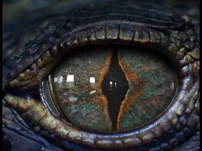 Creature Eyes Vol 07 - PBR Low-poly 3D model