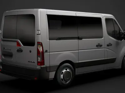 Vauxhall Movano L1H1 WindowVan 2020 3D model