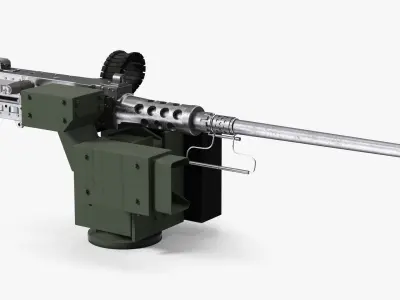 Browning M2 Heavy Machine Gun 3D model