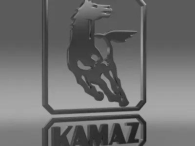Kamaz new logo 3D model