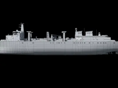 3D Hulun Lake supply ship side number 965 China PLA model 3D model