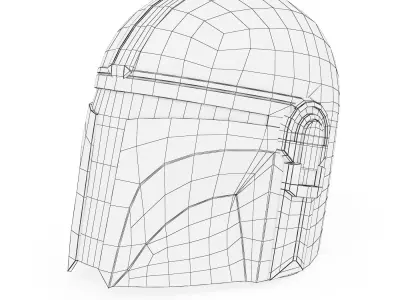 Helmet Mandalorian 3D model