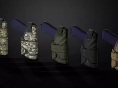 Holster Low-poly 3D model