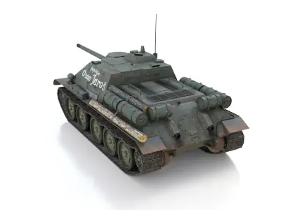 SU-85 - Kapitan Otakar Jaros 3D model