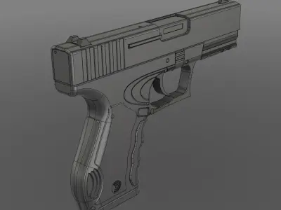 Pistol Safari ST Free 3D model