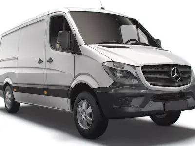 Mercedes Benz Sprinter Van L2H1 2018 3D model