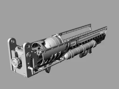 Fallout Fat Man Mini Nuke Launcher Prop Replica Scale Model 3D print model