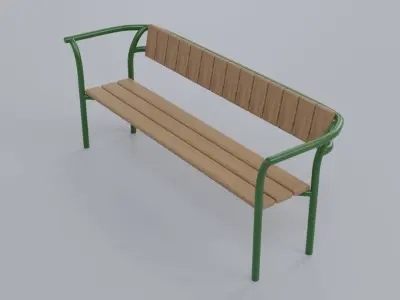 Urban Bench 3D model buy