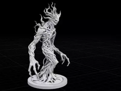 Eldritch Treant Ancient Forest Spirit Miniature for 3D Printing 3D print model